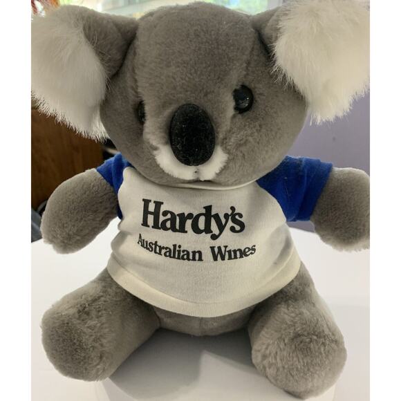 Rare Hardys Australian Wine Plush Koala Bear 9 Inch Stuffed Koala Hardy’s Tshirt - Picture 4 of 11